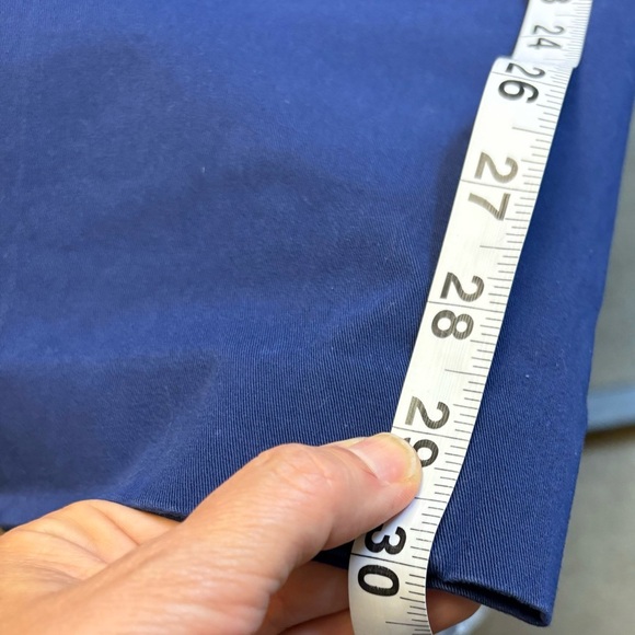 Ralph Lauren plus royal blue straight mid rise cotton stretch pants women's 22W - Picture 10 of 10